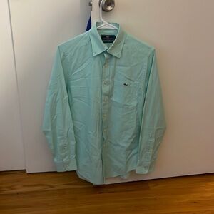 Vineyard Vines button down. Size XS, light Cyan color. Slim fit Tucker shirt.
